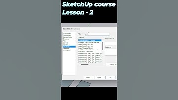 How To Set Shortcuts In Sketchup