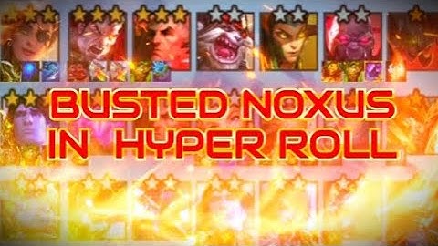 SO MANY ⭐⭐⭐ NOXUS IN HYPER ROLL?! (TFT Hyper Roll Gameplay)