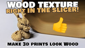 Add Wood Texture to 3D Prints — No Modeling Required!