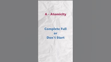 ACID Properties in DBMS in tamil #dbms #acid #tamil #cselearner #shorts
