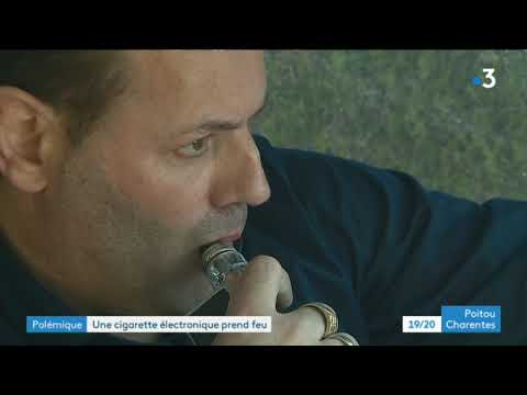Deux-Svres : un homme lgrement bless aprs l'explosion de sa cigarette  lectronique - YouTube