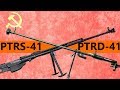 PTRS-41 & PTRD-41 - Le duo anti-char soviétique