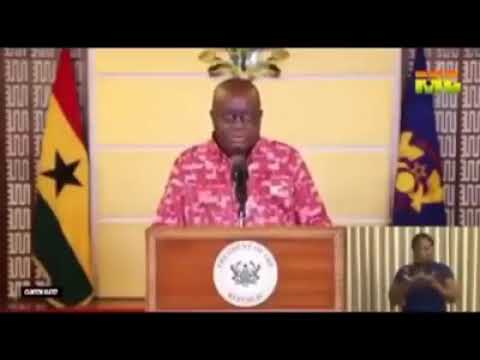  Nana Addo funny videos; his famous lock down speech