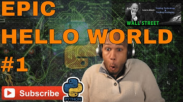 Python: EPIC Hello World EP#1