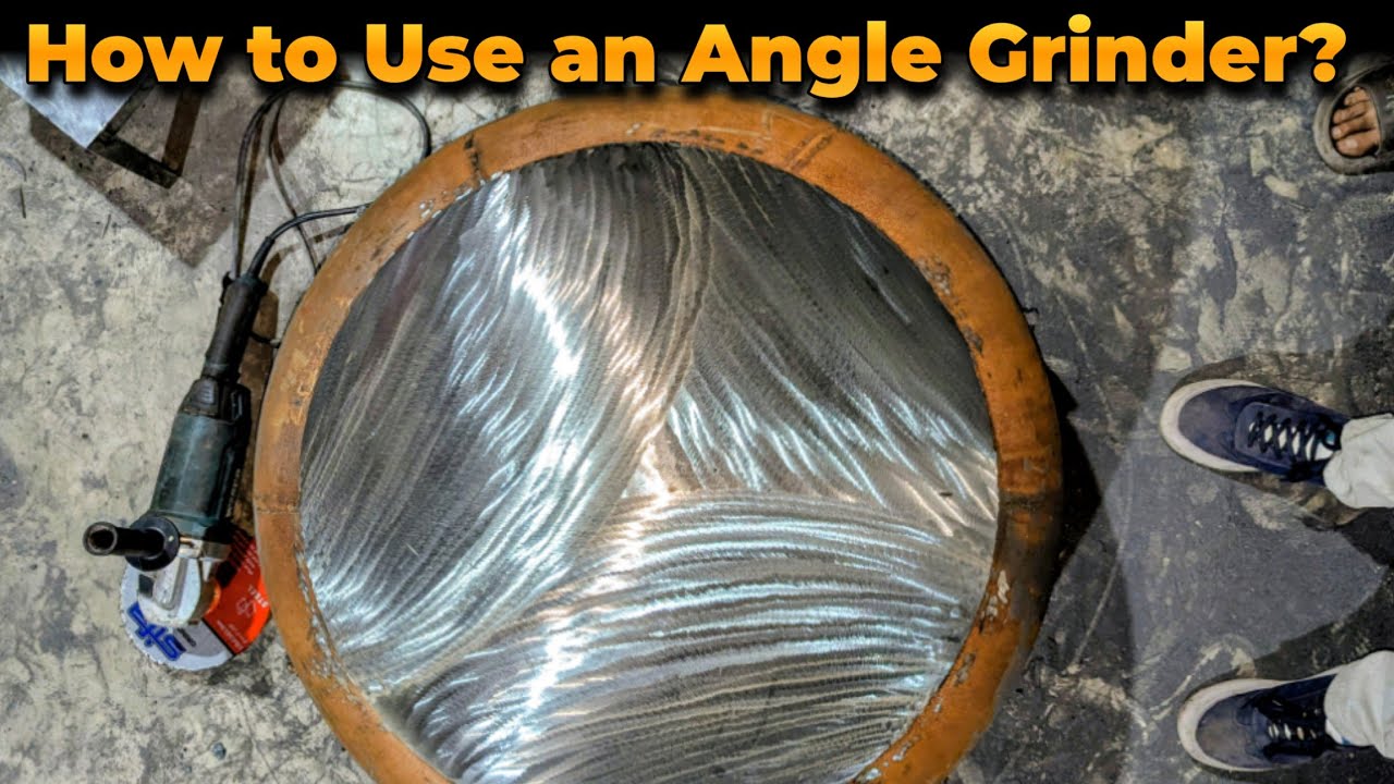 How to use an Angle Grinder ? hard work 💪