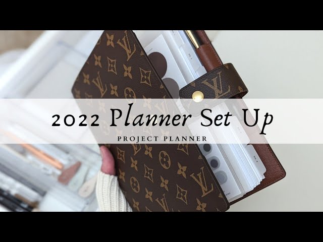 Louis Vuitton Upcycled Planner 