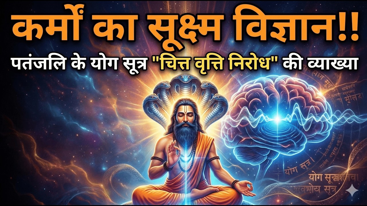 6/3/26 - कर्मों का सूक्ष्म विज्ञान! पतंजलि के योग सूत्र 