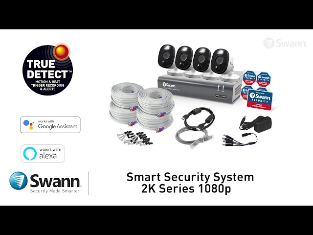 Swann 1080p HD DVR Security System Overview DVR-4580 with Sensor