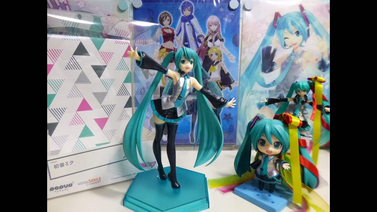 ポッパレ pop up parade 初音ミク クリアカラー POP UP PARADE 初音ミク レビュー - YouTube