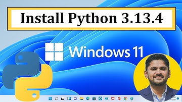 How to install Python 3.13.4 on Windows 11