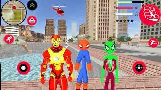 Spider US Spider Capitaine Rope Hero Part # 9 New Mission Android Gameplay. screenshot 5