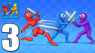 Ragdoll Sword Arena - Gameplay Walkthrough Part 3 - The Sword Man Fight 1vs Team (iOS, Android)