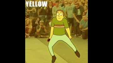 Rick and Jerry dancing While Pickle Rick trap remix plays (Red Green Yellow Blue version) HD 4K
