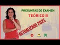 Preguntas EXAMEN TEÓRICO permiso B. JUNIO #2.