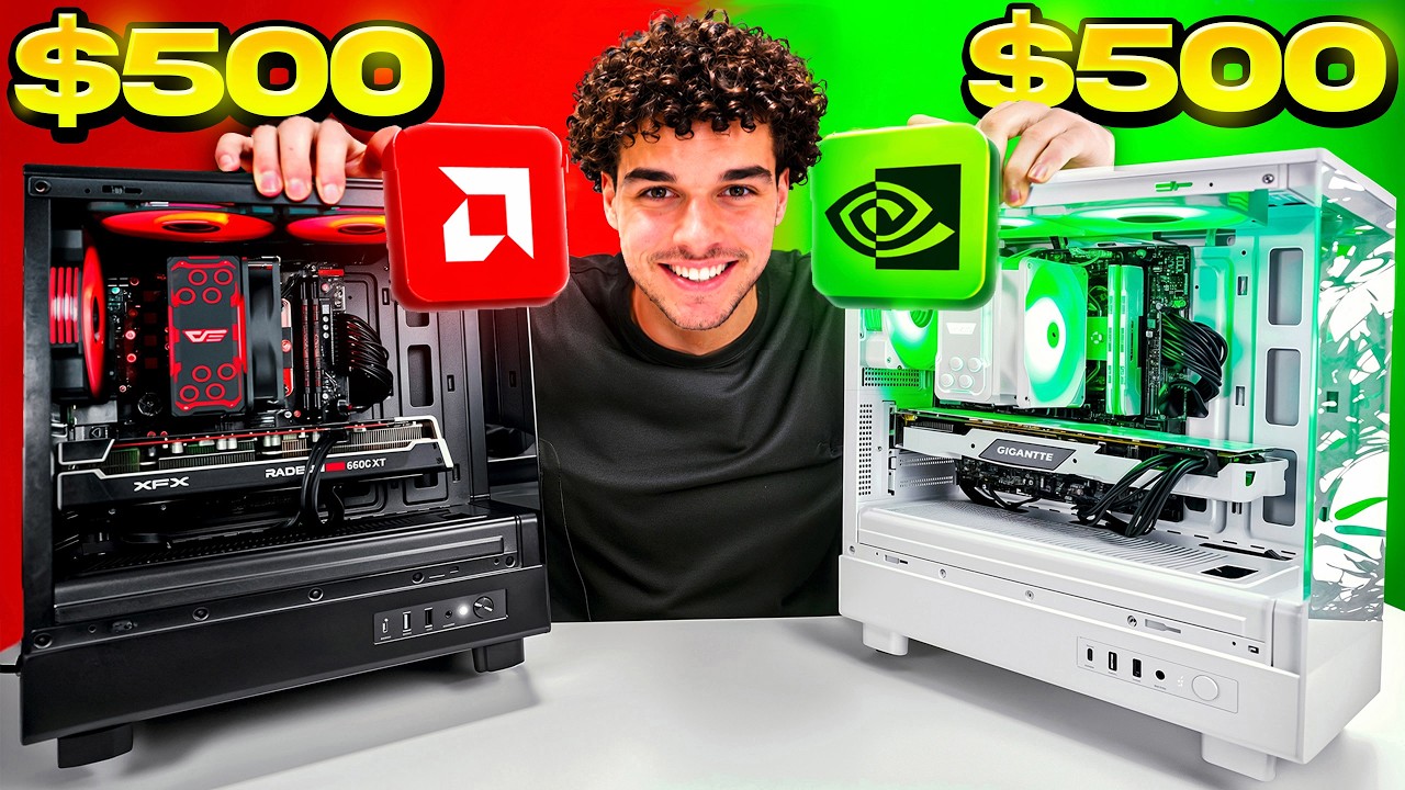$500 AMD vs NVIDIA Gaming PC… Which Is Better? - YouTube