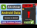 ZArchiver Access is denied Problem 2025 | How to Fix Access Denied on ZArchiver | AIMBOT BHAI