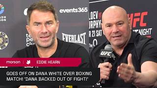 'DANA WHITE BACKED OUT OF THE FIGHT!' 🤯 EDDIE HEARN GOES OFF ON DANA OVER BOXING MATCH TALKS!