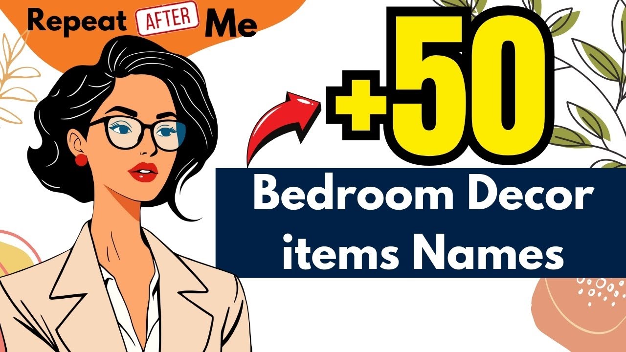Learn Bedroom Decor Vocabulary | Essential English Words for Bedroom Furniture & Decoration