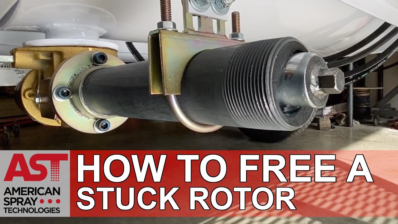 How to Free a Stuck Rotor on Your AST Spray Rig