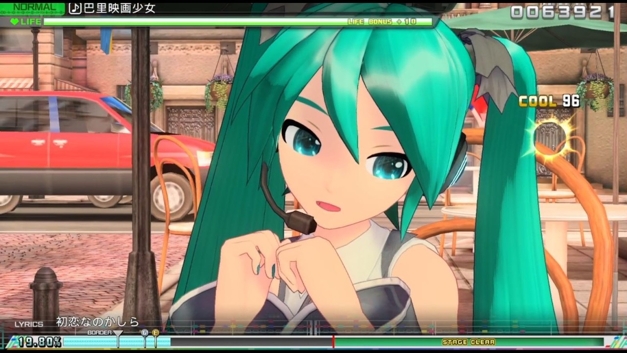 初音ミク Project DIVA MEGA39's＋ 】巴里映画少女 NORMAL フルコンボ