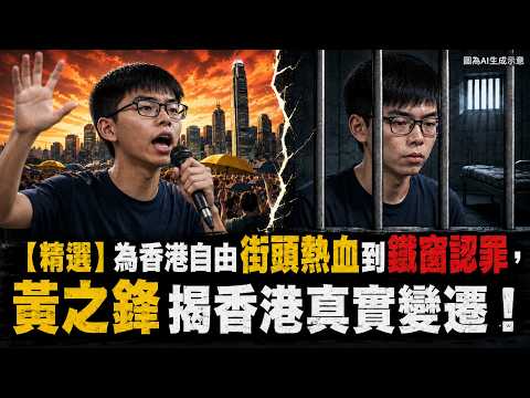 【精選】為香港自由街頭熱血到鐵窗認罪，黃之鋒揭香港真實變遷！｜鄭弘儀 ft. 黃之鋒 #今日香港明日台灣