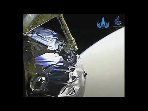 Dynamic footage of Tianwen-1 entering the orbit of Mars unveiled