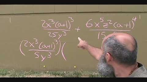 Language of Mathematics III (82): Factoring: Part 3 - Greatest Common Factor (GCF)