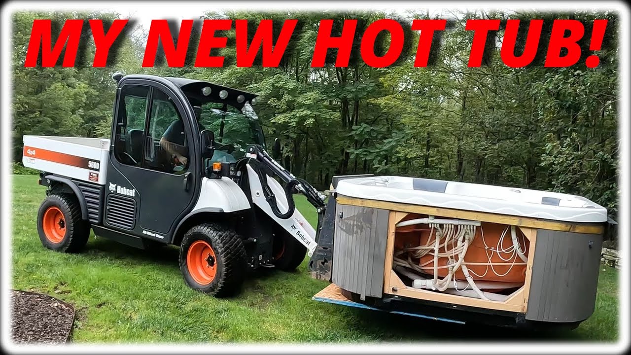 moving-a-hot-tub-with-our-toolcat-youtube
