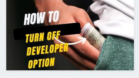 How to turn off Developer option in Realme Phone  #shorts  #youtubeshorts #youtube #dpi