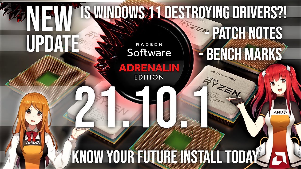 New AMD Radeon Software Adrenalin 21.10.1 Update 💻 Gpu News 2021 - YouTube