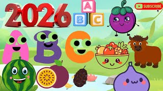 Fun & Learn Rhythmic ABC clear Song 🎶 |Alphabet A to Z | Learning for Kids#abc #alphabet #abcsong