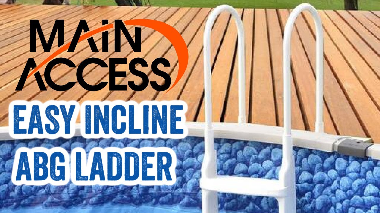 Easy-Incline Above Ground Pool Ladder💦 | 200200W - YouTube
