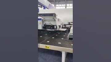 STON Servo CNC Turret Punching Machine Exhibition Site.#cnc #forming #holepunching #automation