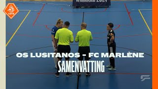 Highlights OS Lusitanos vs. FC Marlène (Finale play-offs eredivisie vrouwen)