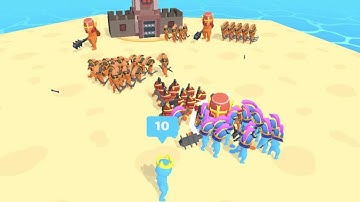 Crowd Conflict -New Release - Hyper Hybrid Casual Gameplay Walkthrough (iOS & Android)