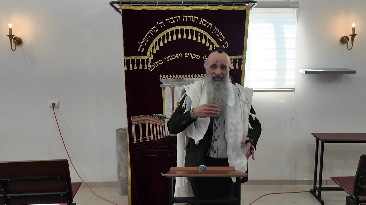 הרב מאיר דוד שמואלי - שיעור בכולל בטבריה