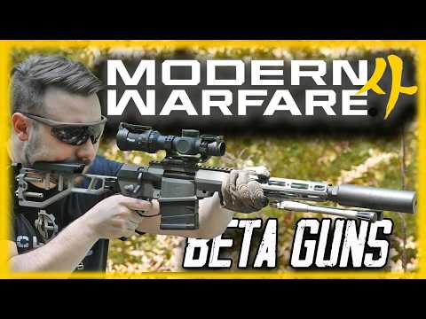 Top 5 REAL LIFE Guns Of The Modern Warfare 4 Beta