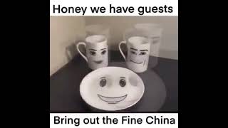 Bring out the fine china