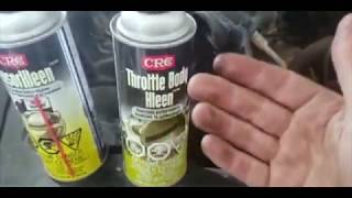 Hummer H3 Rough idle: Cleaning MAF sensor and Throttle body
