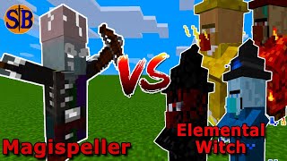 Magispeller vs Elemental Witch | Minecraft Mob Battle