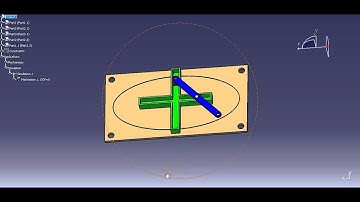 Elliptical Trammel mechanism in CATIA!!!!!