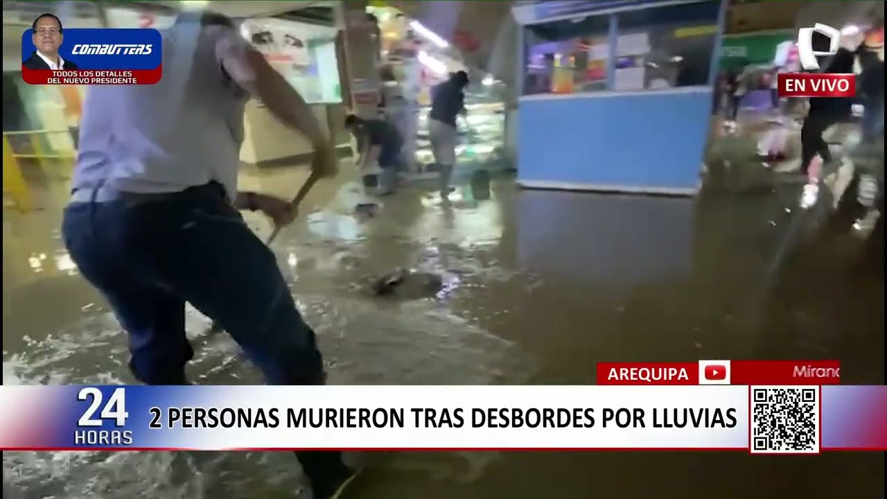 ¡Impactante! Colapsa techo de centro comercial en Arequipa por lluvias ☔ ¡Actualización positiva!