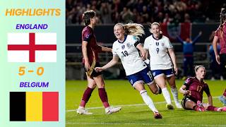 Highlights England vs Belgium/ Lionesses Ruthlessly Destroy Belgium! (4-4-2025)