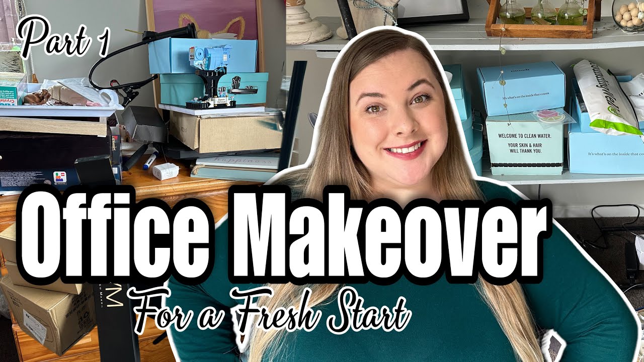 From Overwhelmed to Inspired | Office Makeover + Starting Over at 33