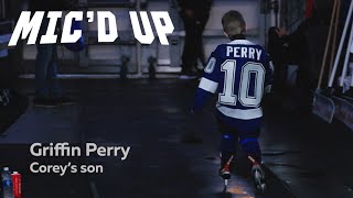 Corey Perry&#39;s Son Griffin Mic&#39;d Up Pregame