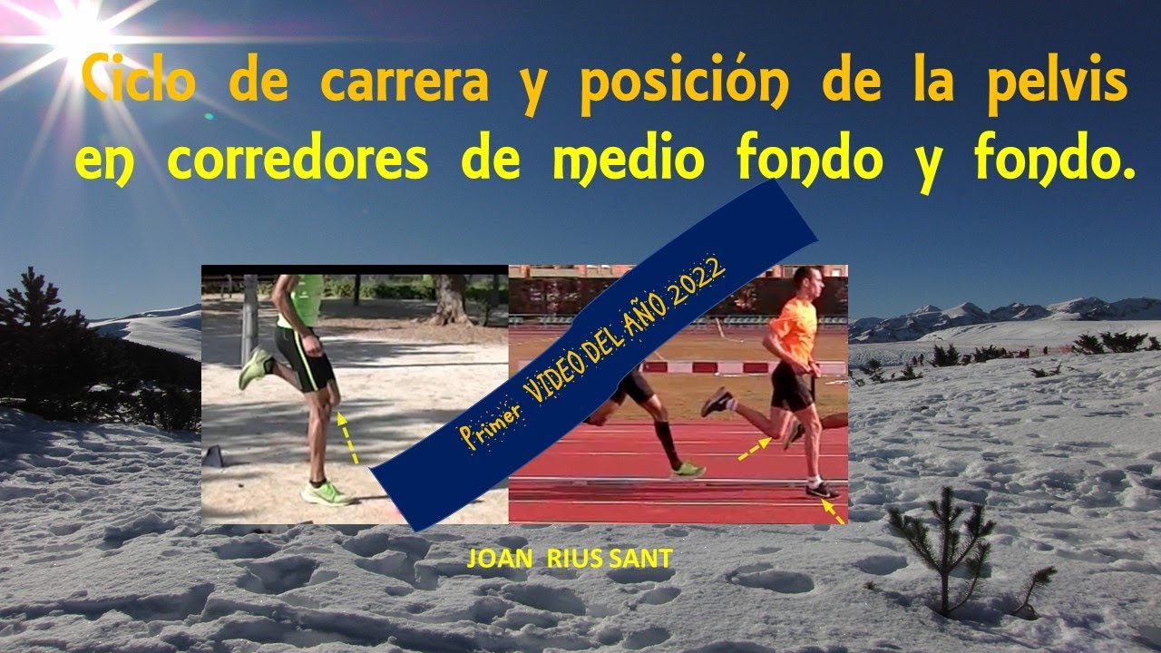 Ciclo  de carrera y posición de la pelvis.