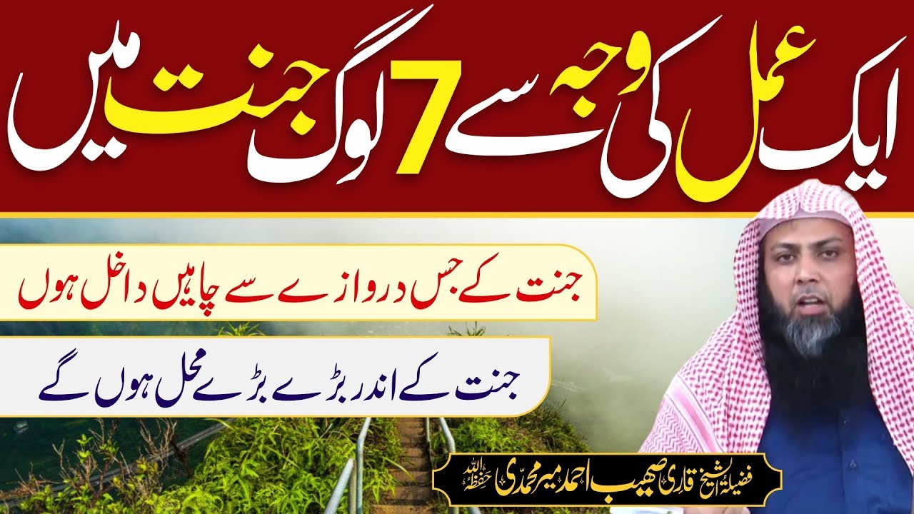 Aik Amal Ki Wajah Sy 7 Log Jannat Mein | Qari Sohaib Ahmed Meer Muhammadi |
