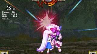 Scarlet Weather Rhapsody (Touhou 10.5) - Reisen Udongein Inaba vs. Patchouli Knowledge