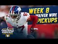 Week 8 Waiver Wire Pickups (2020 Fantasy Football)