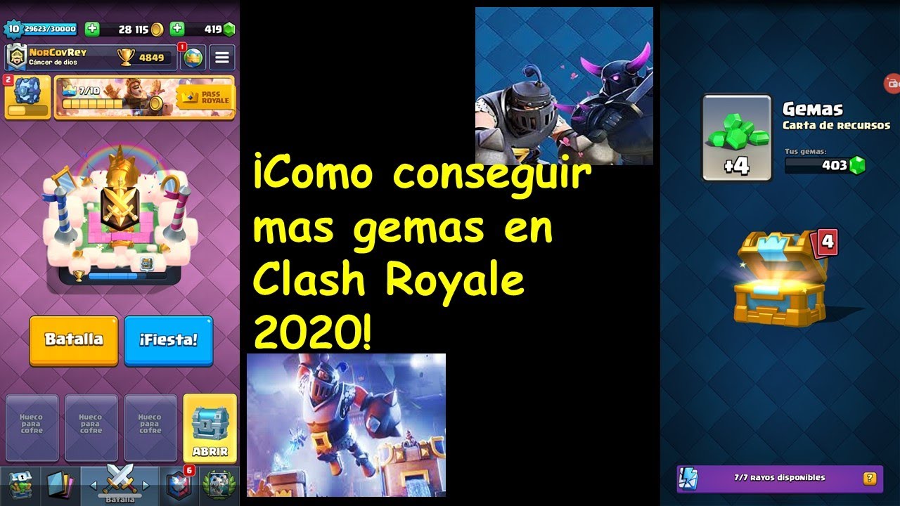 Como CONSEGUIR GEMAS en Clash Royale 2020!!! 🎆 - YouTube